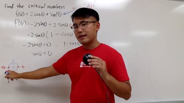 Find the critical numbers of 2cos(x)+sin^2(x) смотреть онлайн