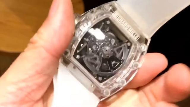 Richard Miller RM055 Glass transparent series fully automatic Seiko movement