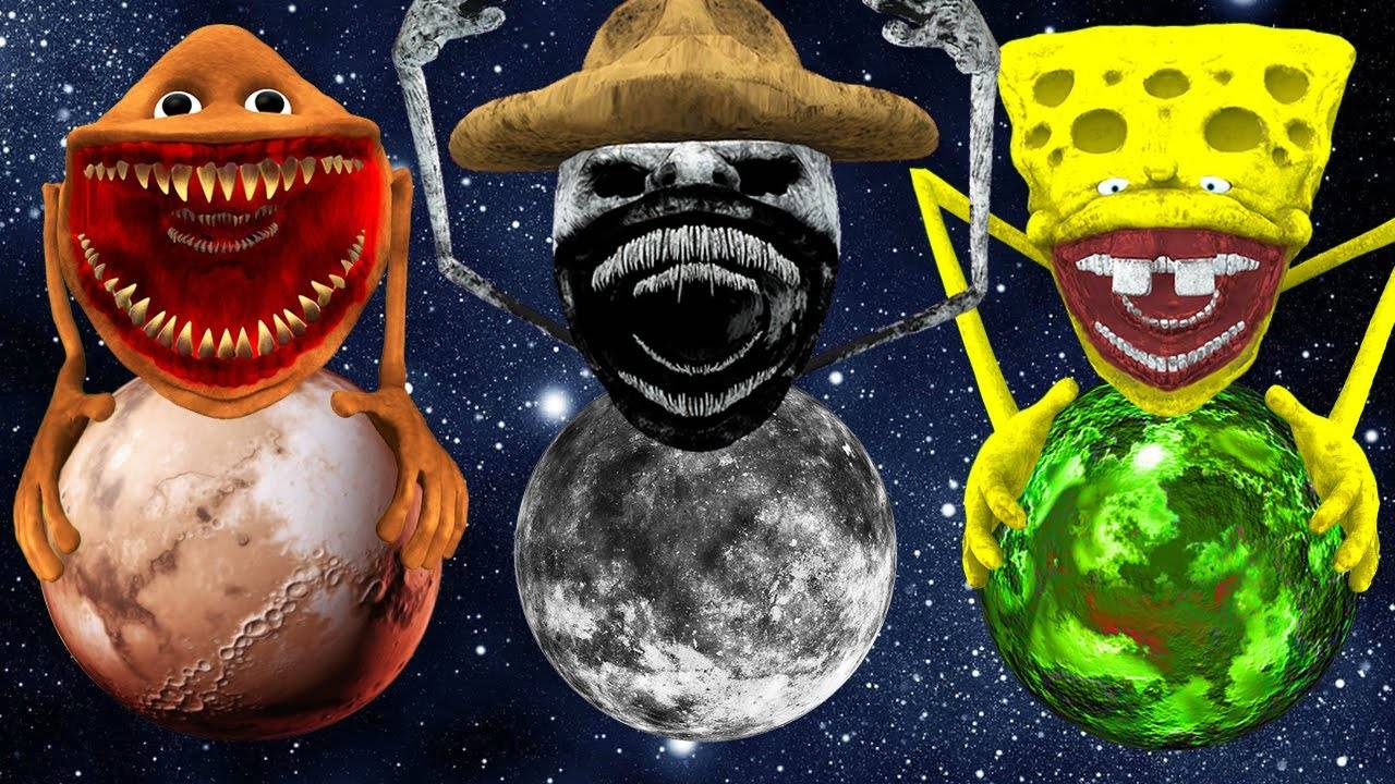 МЫ НАШЛИ ПЛАНЕТЫ БОЖЕСТВЕННЫЙ ЗООНОМАЛИ ПОУ ГУБКА БОБ Zoonomaly Pou Sponge Bob Tapes Planets Gmod смотреть онлайн