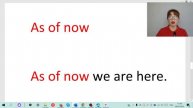 1 minute English. As of now.