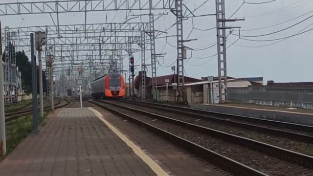 Электропоезд ЭС1 Ласточка Краснодар - Роза Хутор | РЖД | Поезд | Железная дорога