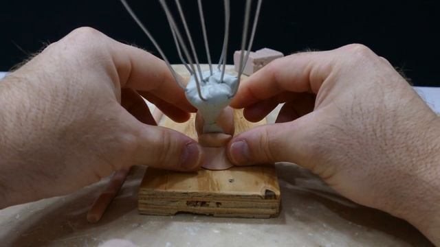 Part 2: Bulking out the Slugs Lower Body with Super Sculpey - Eye Length Reduction!