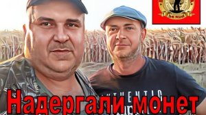 Надергали монет.