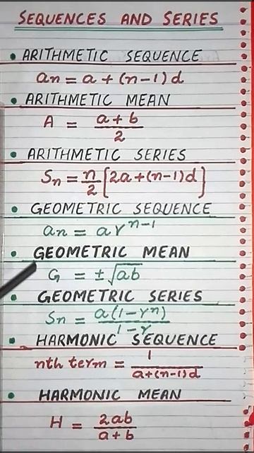Sequences and Series #shorts #youtubeshorts #maths смотреть онлайн