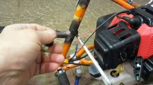 Секретная технология прошлого, или как запитать фару от триммера.)😉✌️👍