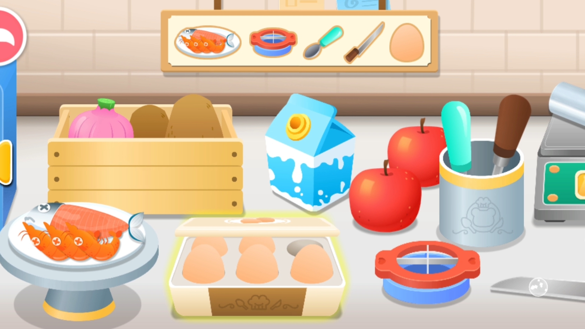 Мультфильм обучение игра стрим Готовим вкусную еду видео обзор игры дети