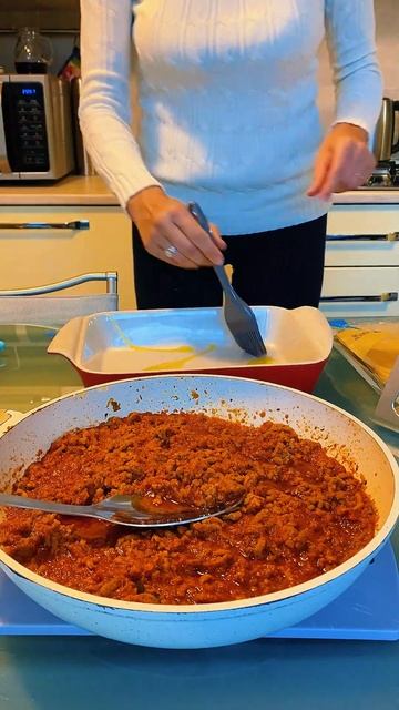Итальянская лазанья болоньезе на ужин - Быстрый и простой рецепт  #лазанья