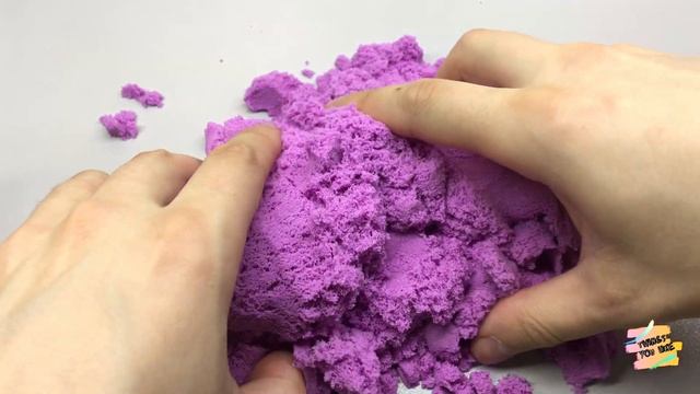 Kinetic sand/sticky video (ASMR) magic sand / смотреть онлайн