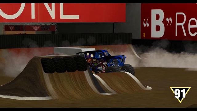 PARSEC MONSTER JAM SEASON 6 GLENDALE, AZ FULL SHOW BEAMNG. DRIVE (RACING AND FREESTYLE)