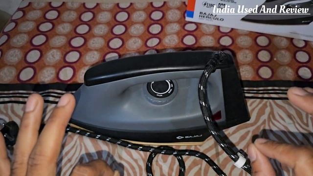 Bajaj Herculo Dry Iron 1100 Watt  Bajaj Heavy Weight Iron  India Used And Review