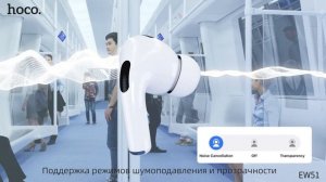 Беспроводные наушники Hoco EW51 TWS c режимом ANC
