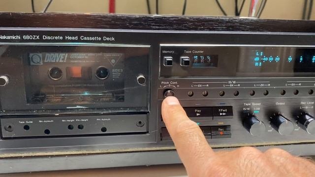 What it takes to restore a good Tape Deck.  Final testing of a Nakamichi 680ZX