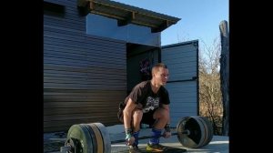 Тяга толчковая стоя на подставке