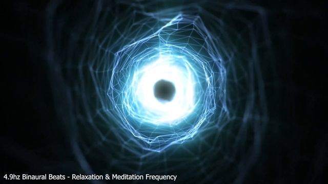 4.9 Hz Binaural Beats - Relaxation and meditation frequency (No music)
