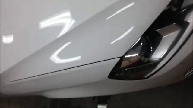 Удаление вмятины Volkswagen Угол крыла смотреть онлайн