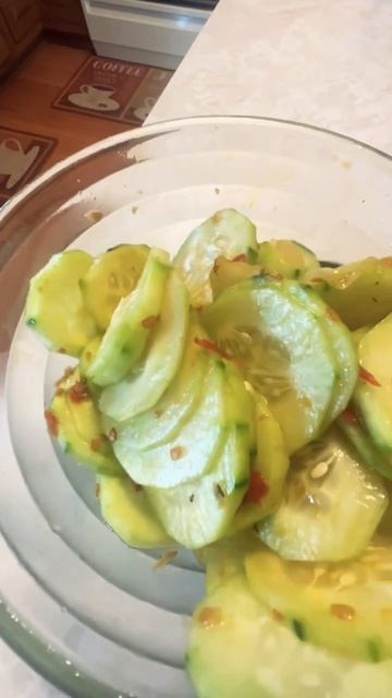 Cucumber With Chili Paste#asmrsatisfyingcucumber#short смотреть онлайн