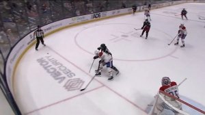 Blue Jackets' Kent Johnson Bats Puck Out Of Mid-Air For Wacky Goal