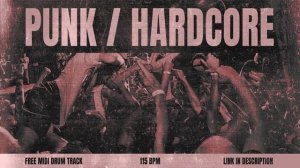 MELODIC HARDCORE DRUM TRACK 115BPM