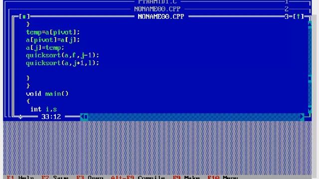 Quick sort program in c || Lab Prg 5 || C lab in telugu смотреть онлайн