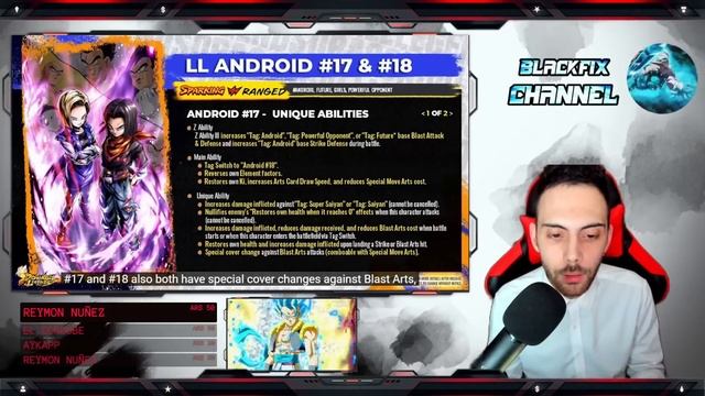 NUEVOS PERSONAJES!! ANDROIDE 17 Y 18 SWITCH Y GAMMA 1 Y 2!! DRAGON BALL LEGENDS смотреть онлайн