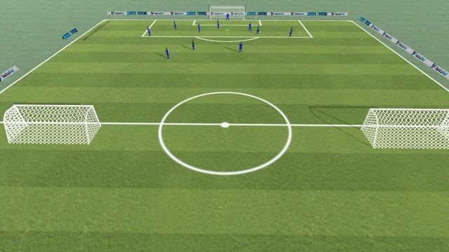 Моделирование групповых взаимодействий в нападении   атака по флангу   2