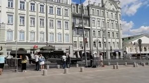 Техника возвращается с Парада с Красной площади 24 июня 2020 года