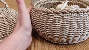 ЧЕСНОЧНИЦА / ГОРШОЧЕК /  BOOSTY / БЕСКАРКАСНОЕ ПЛЕТЕНИЕ ПРУТКОМ