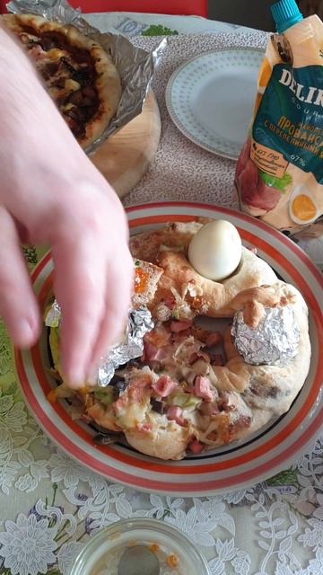 Тренируемся к окончанию поста с казатьелло и баклажанной пиццей #food #casatiello #cooking #shorts смотреть онлайн