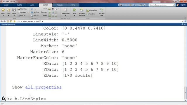 Topic 22 : Matlab Handle Graphics|Matlab Programming videos|Matlab Tutorials