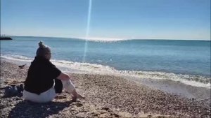 Релакс. Лебединое море Чайковский. Крым февраль.