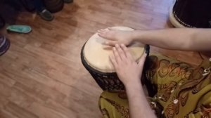 Разбор ритма Куку kUku djembe джембе партии