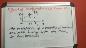 Basic electrical circuit 2 colour coading of resistor and temperature effect on material