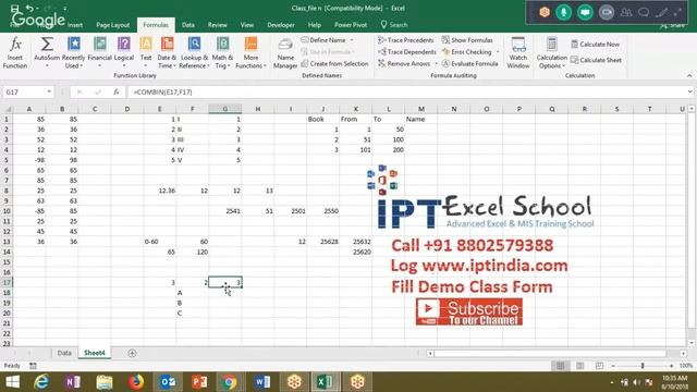 Advanced Excel Formulas Training in Hindi смотреть онлайн