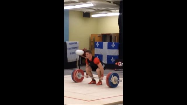 Compétition 330 kgs total Pascal Plamondon