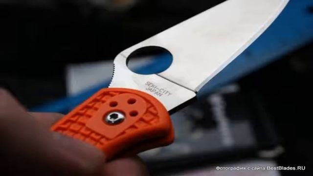 Нож Spyderco Delica 4 Flat Ground Orange FRN 11FPOR смотреть онлайн