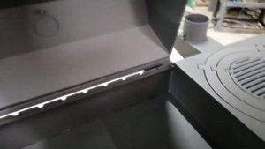 Мангал с печкой под казан