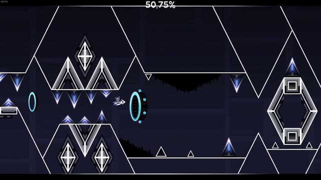 "Snowblind" FULL LAYOUT By Ked (Upcoming Top 10) | [To be Decorated by Korewa] | Geometry Dash смотреть онлайн