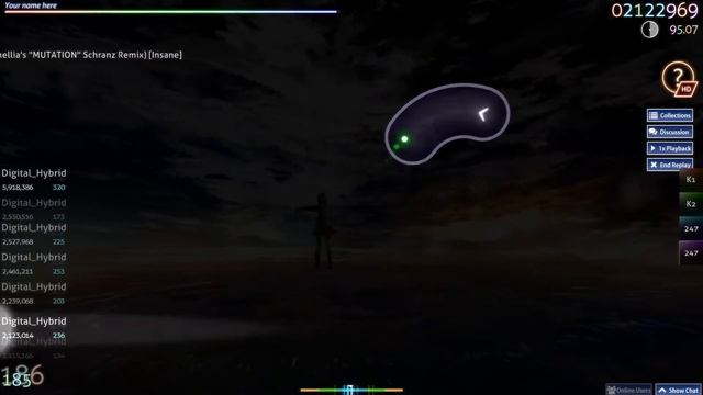 ANOMALY (Camellia's "MUTATION" Schranz Remix) [Insane] - 94.67% HD смотреть онлайн