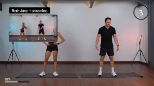 20 MIN INTENSE HIIT WORKOUT - ALL STANDING - Full Body, No Equipment, No Repeats