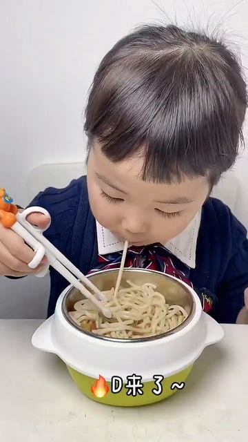 #960 Cute Chef-Kids Mukbang ASMR Funny Moments [Cai Hong ASMR] #shorts