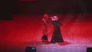 Fan Fan 2025.  Персонажи Аластор, Роззи из Hazbin Hotel (Отель Хазбин)