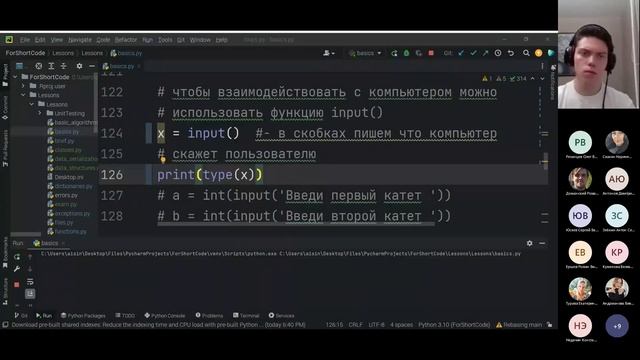 Функция INPUT в Python ❕