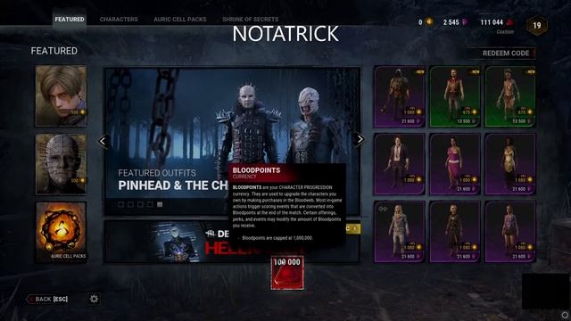 100,000+ BLOODPOINTS DBD October codes! More Codes down below! смотреть онлайн