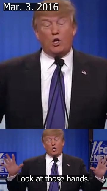 Trump and Rubio: Little Hands and Manhood