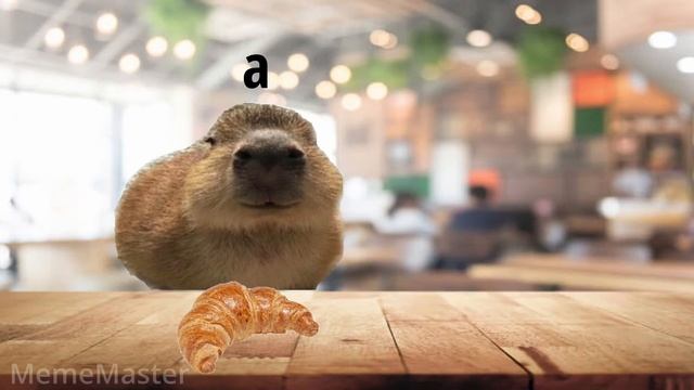 capybara wants to eat a croissant смотреть онлайн