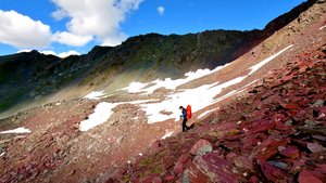 Алтай. Исток реки Катунь, подножие горы Белуха, ледник Геблера. Часть 4