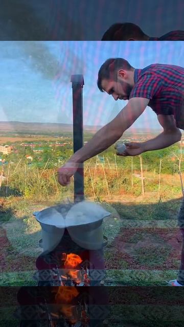 АХЬАР-ГАЛНАШ В КАЗАНЕ/ЧЕЧЕНСКАЯ КУХНЯ/КУКУРУЗНЫЕ ГАЛУШКИ С МЯСОМ В КАЗАНЕ