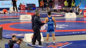 74кг 1/8 финала. Имам Ганишов (Дагестан) - Станислав Свинобоев (Саха)