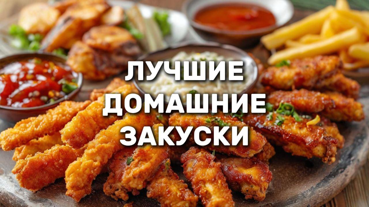 ЛУЧШИЕ ДОМАШНИЕ ЗАКУСКИ