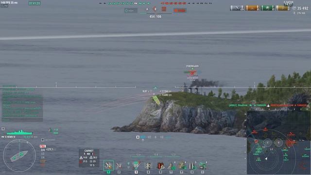 МИР КОРАБЛЕЙ клан KWANT крейсер HENRI 4 играет Mr_Sanych7 красивый победный бой смотреть онлайн